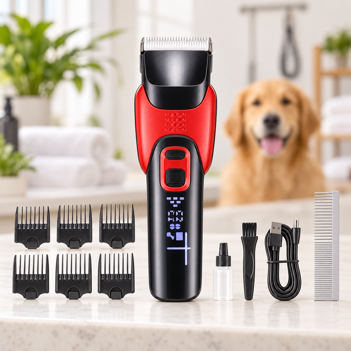 Maquina corta pelo mascotas VGR-208