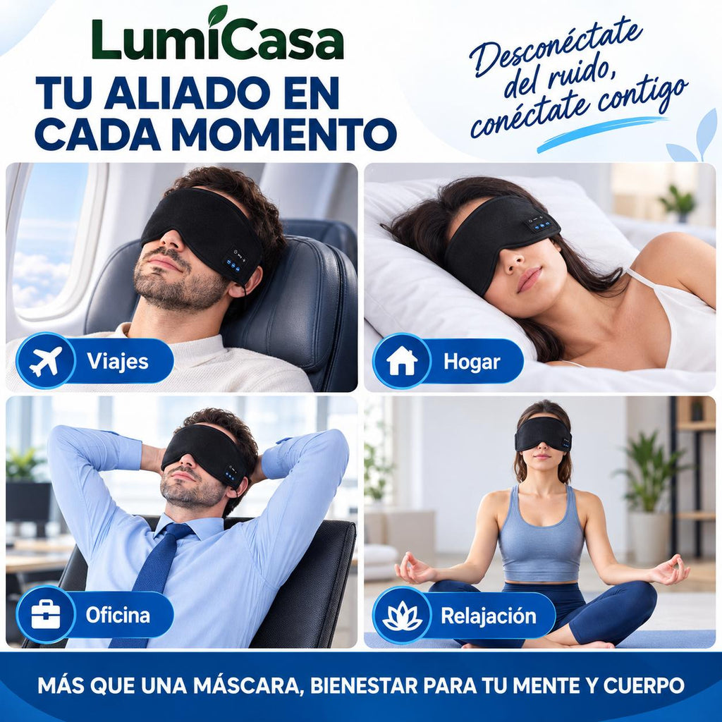 Máscara para Dormir con Bluetooth – Anti